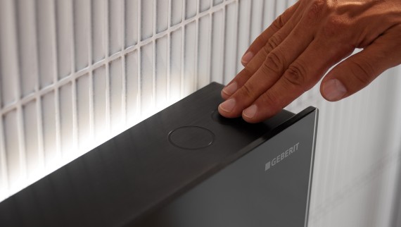 Geberit Monolith sanitary module with light source Geberit Monolith sanitary module with light source