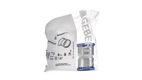 Geberit Mapress Stainless Steel, LABS-free are supplied individually packaged