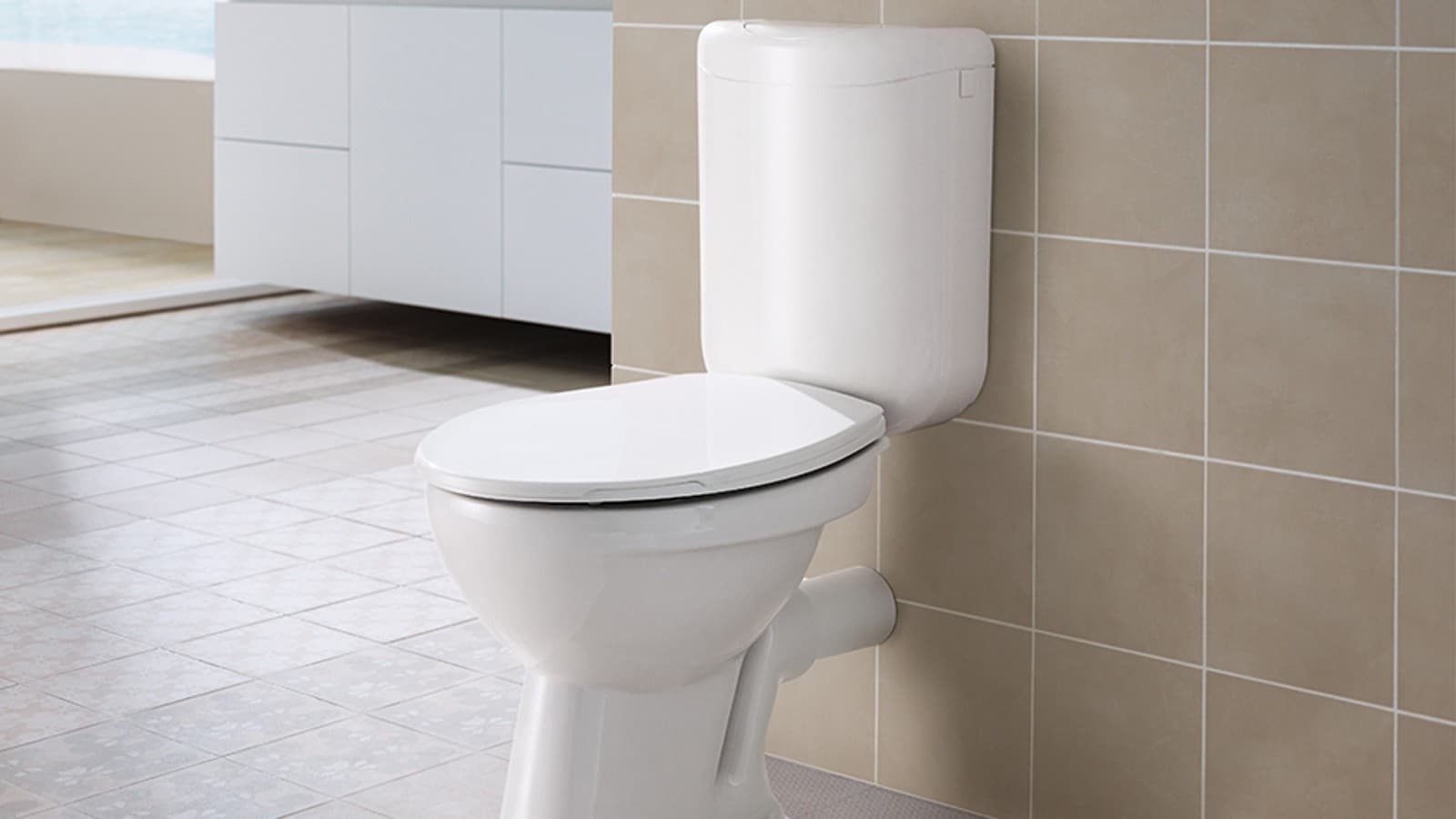 Geberit exposed cistern with dual flush Geberit exposed cistern with dual flush