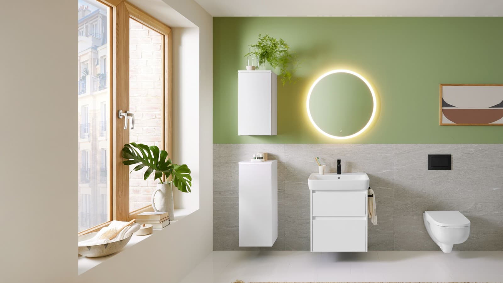 New bathroom furniture in the Geberit Renova Plan series New bathroom furniture in the Geberit Renova Plan series