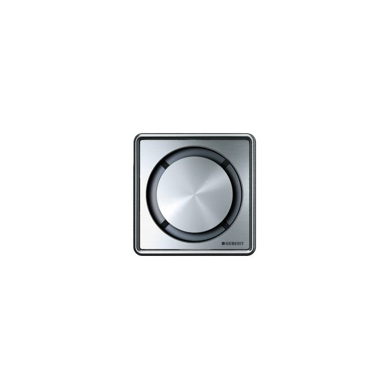 The design cover for Geberit CleanPoint in a round version. The design cover for Geberit CleanPoint in a round version.