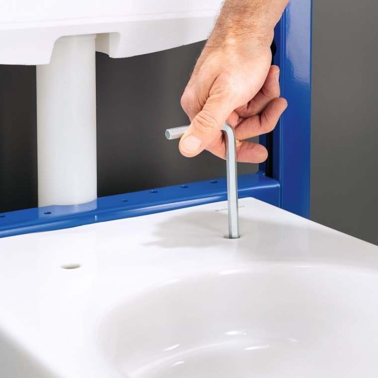Installation of a Geberit WC Installation of a Geberit WC