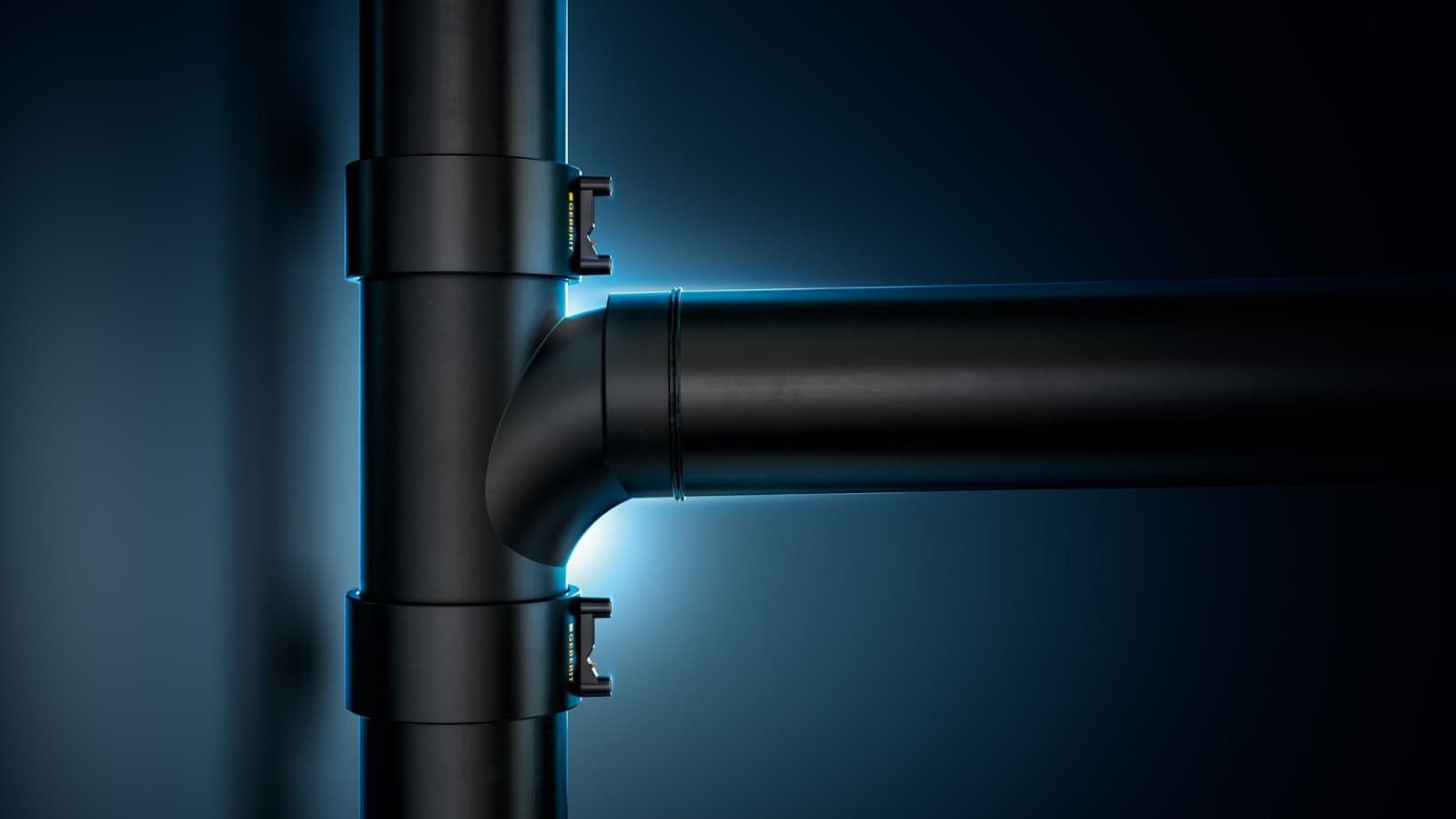 Geberit PE branch fitting and pipe Geberit PE branch fitting and pipe