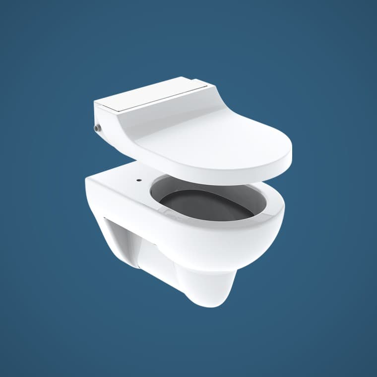 Geberit AquaClean Tuma shower toilet with flexible enhancement solution Geberit AquaClean Tuma shower toilet with flexible enhancement solution