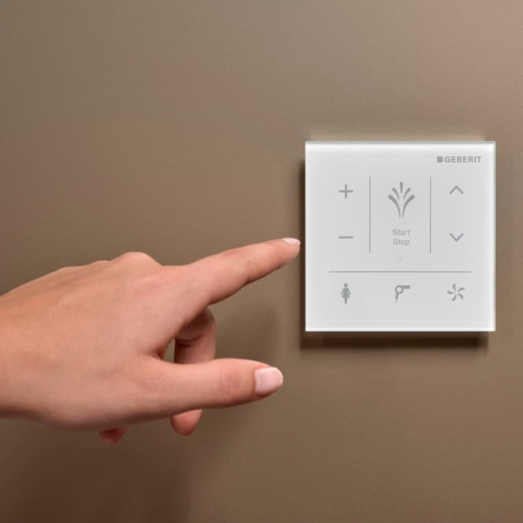 Geberit AquaClean Mera wall-mounted control panel Geberit AquaClean Mera wall-mounted control panel