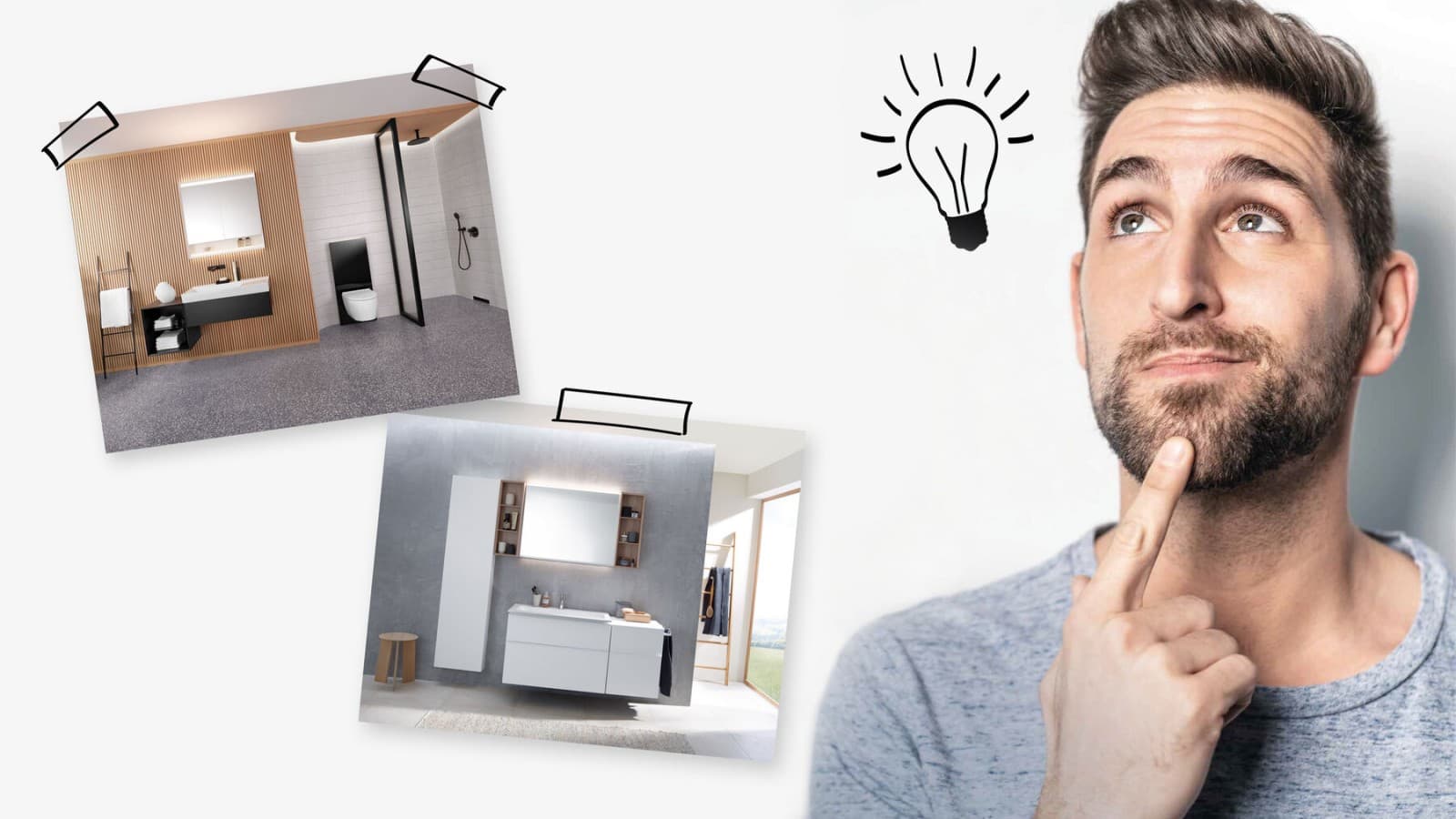 Man gets inspiration for his new bathroom Man gets inspiration for his new bathroom