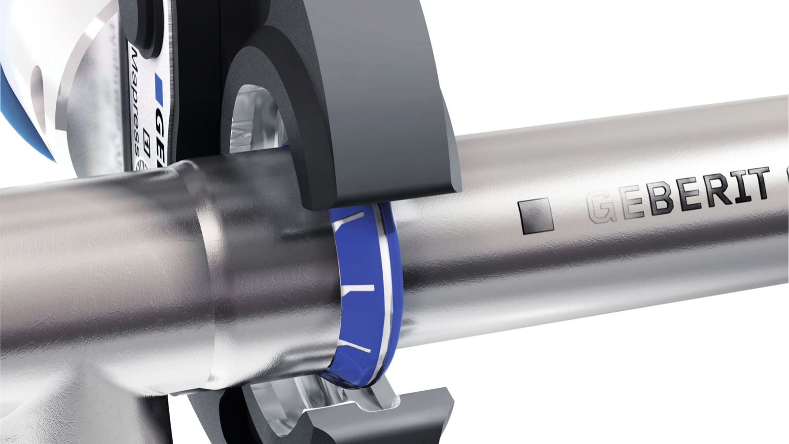 Precise jaw guide for reliable pressing Precise jaw guide for reliable pressing