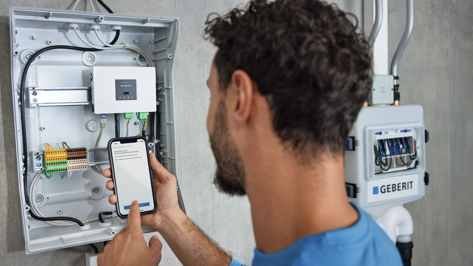 Bedienung der Endgeräte über das Geberit Gateway mit Geberit Control App Bedienung der Endgeräte über das Geberit Gateway mit Geberit Control App