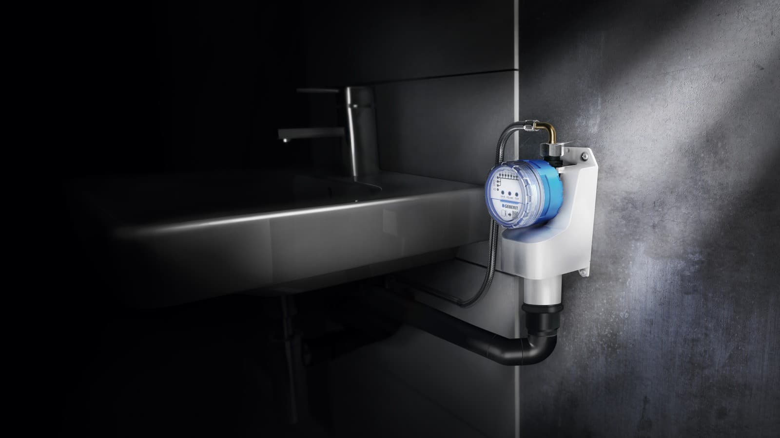 The Geberit HS01 hygiene flush unit (© Geberit) The Geberit HS01 hygiene flush unit (© Geberit)